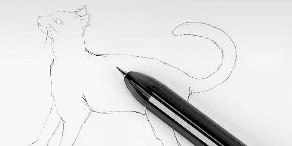 Шариковая ручка Kinbor 3 в 1 Multifunction Ballpoint Pen