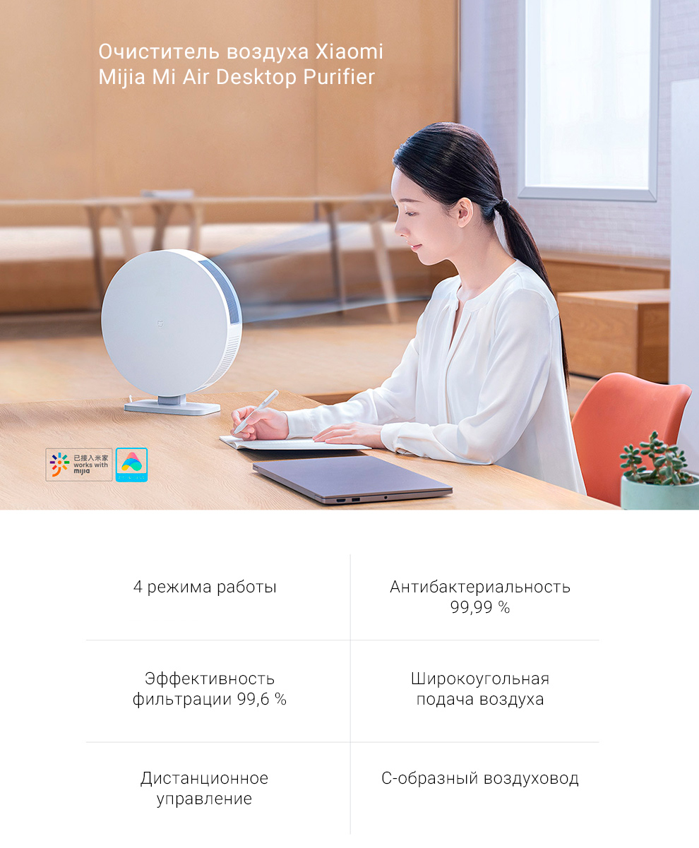 Очиститель воздуха Xiaomi Mijia Mi Air Desktop Purifier