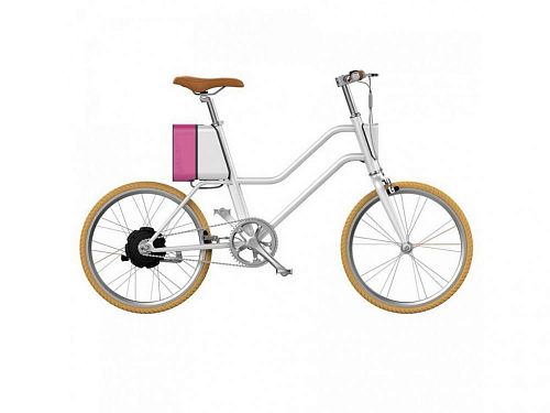 Электровелосипед YunBike C1 женский Fresh White (Белый) — фото