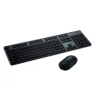 Клавиатура и мышь беспроводные Xiaomi Wireless Set 2 (WXJS02YM) (Русские буквы) (Черный)  — фото