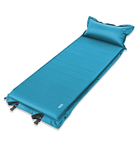 Туристический матрас с надувной подушкой Outdoor Single Automatic Inflatable Cushion — фото