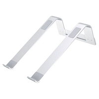 Подставка для ноутбуков IQunix L-Stand 12-15" Silver (Серебристая) — фото