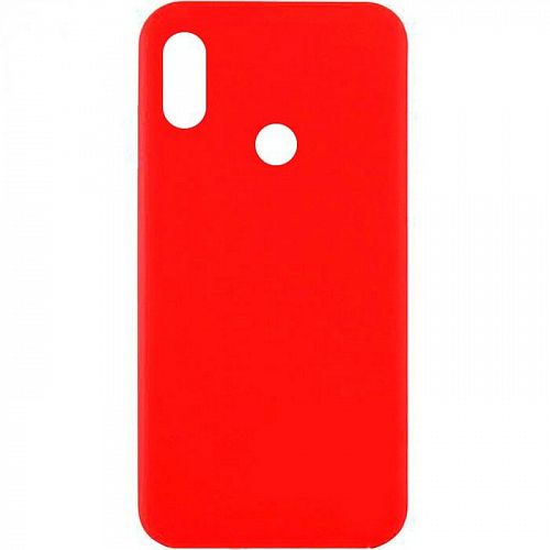Каучуковый чехол Cherry Black для Redmi Note 6 Pro (Красный) — фото