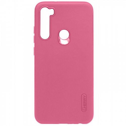 Силиконовый бампер Cherry для Redmi Note 8T (Розовый) — фото