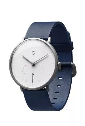 Гибридные смарт-часы Xiaomi Mijia Quartz Watch Blue (Синие) — фото